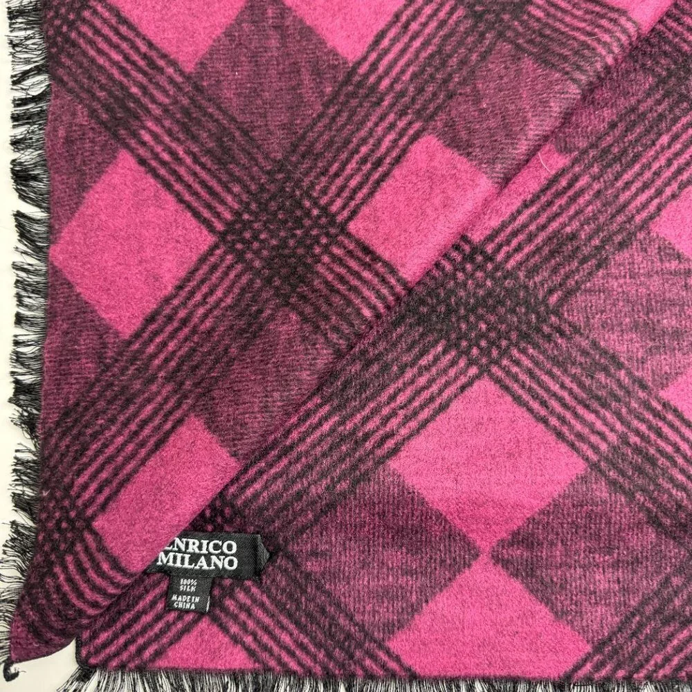 Enrico Milano Silk Winter Scarf UNISEX